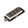 20 adet 4 Haneli LED Ekran Tüpü 7 Segment TM1637 50x19mm Mavi Saat Ekranı Kolon Arduino için