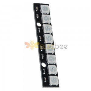 3Pcs Straight Board 8x 5050 RGB Cool White LED Display со встроенным модулем драйверов