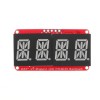 3 Stück 4-Bit Pozidriv 0,54 Zoll 14-Segment-LED-Digitalröhrenmodul Rot I2C-Steuerung 2-Linien-Steuerung