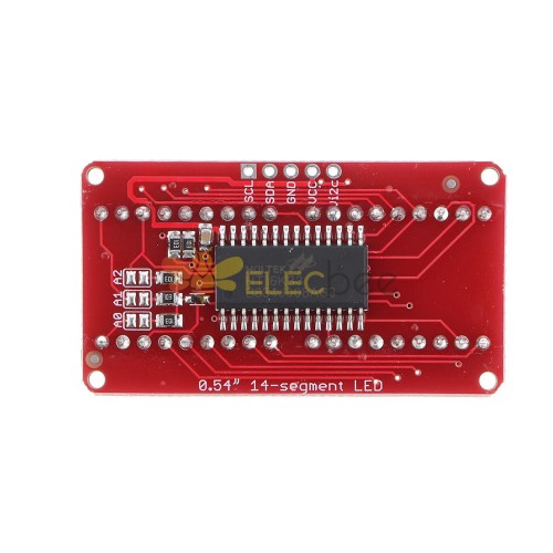 Pcs Bit Pozidriv Inch Segment Led Digital Tube Module Red I C Control Line Control