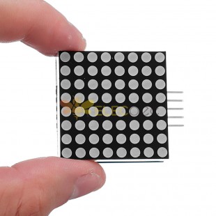 3 шт. OPEN-SMART Dot Matrix LED 8x8 Бесшовный каскадный красный светодиодный матричный дисплей F5 Модуль