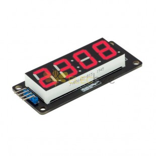 5 piezas de 0,56 pulgadas tubo de pantalla LED rojo módulo de 7 segmentos de 4 dígitos para Arduino
