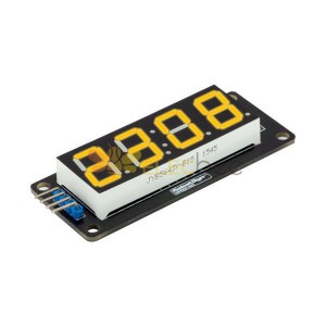 5 Stück 0,56 Zoll gelbe LED-Anzeigeröhre 4-stelliges 7-Segment-Modul für Arduino – Produkte, die mit offiziellen Arduino-Boards funktionieren