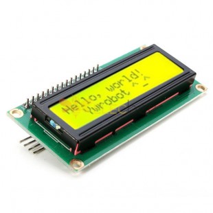 5 uds IIC/I2C 1602 módulo de pantalla LCD de retroiluminación verde amarillo
