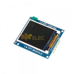 5 Stück 1,8-Zoll-LCD-TFT-Anzeigemodul mit PCB-Backplane 128X160 SPI Serial Port