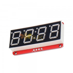 5pcs 4-bit 0.56 Inch 7-segment LED Digital Tube Module I2C Control 2-line Control HT16K33 LED Display Module