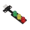 5pcs 5V LED module d\'affichage des feux de signalisation carte de blocs de construction électroniques
