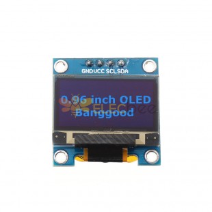 5 uds azul 0,96 pulgadas OLED I2C IIC pantalla de comunicación 128*64 módulo LCD