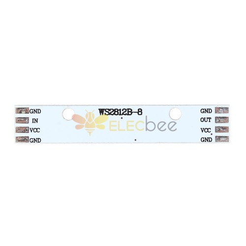 8 Channel WS2812 5050 RGB LED Lights Built-in 8 Bits Full Color Driver ...