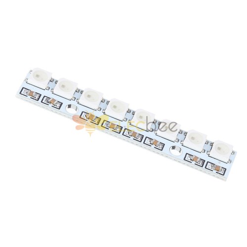 8 Channel WS2812 5050 RGB LED Lights Built-in 8 Bits Full Color Driver ...