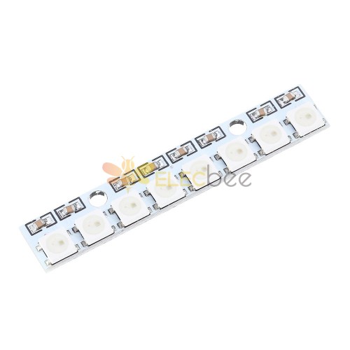 8 Channel WS2812 5050 RGB LED Lights Built-in 8 Bits Full Color Driver ...