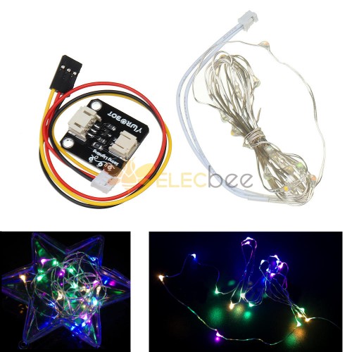 Elektronisches String-Lampenmodul Vierfarbige Dazzle-LED-String-Licht-Künstlerlampe für Arduino