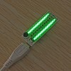 2x13 USB Mini Spectrum LED 板語音控制靈敏度可調 Green