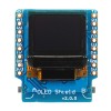Carte d\'extension OLED Shield V2.0.0 pour D1 Mini 0,66 pouces 64x48 IIC I2C deux boutons