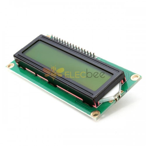 IIC/I2C 1602 Yellow-Green Backlight LCD Display Module With 2.5 Inches  LCD1602 LCD Shell