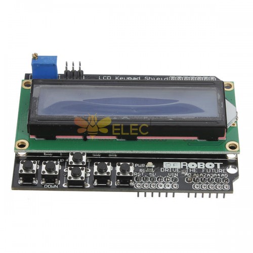 Module Ecran LCD 1602 avec Clavier pour Arduino-BLEU