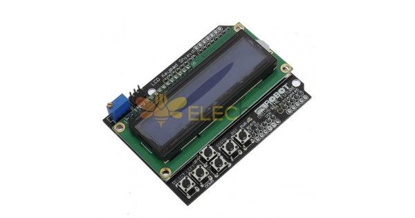 Module Ecran LCD 1602 avec Clavier pour Arduino-BLEU