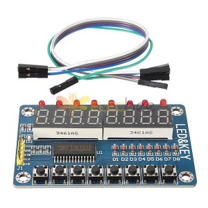 TM1638 Chip Key Display Module 8 Bits Digital LED Tube