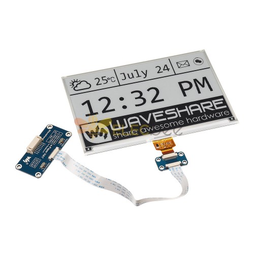 7.5 Inch E-ink Screen Module e-Paper Display SPI Interface 7.5inch e-Paper  HAT 800x480 Resolution