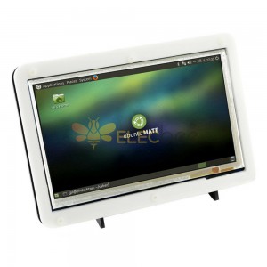 Kapazitiver 7-Zoll-Touchscreen B mit Gehäuse 800 x 480 Geringer Stromverbrauch HDMI Low Power mit zweifarbigem Gehäuse