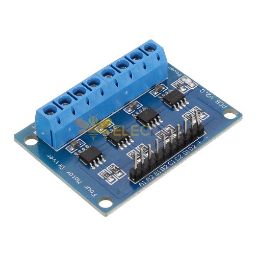 4CH 4 Channel HG7881 Chip H-bridge DC 2.5-12V Stepper Motor Driver ...