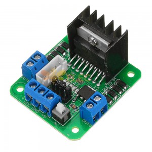 5pcs L298N Double H Bridge Motor Driver Board Stepper Motor L298 DC Motor Driver Module Green Board pour Arduino - produits qui fonctionnent avec les cartes Arduino officielles