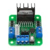 5pcs L298N Double H Bridge Motor Driver Board Motor de passo L298 DC Motor Driver Module Green Board para Arduino - produtos que funcionam com placas Arduino oficiais