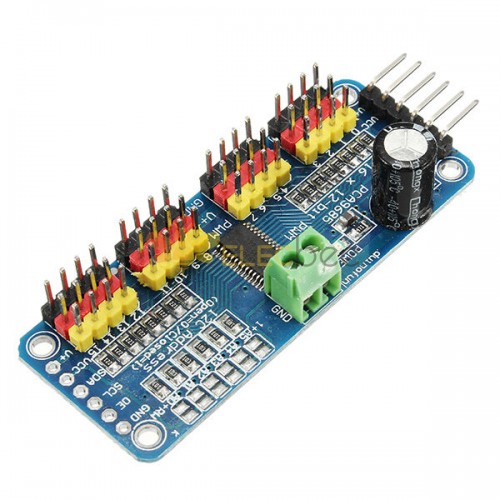 PCA9685 16-Kanal 12-bit PWM Servo Motor Sürücüsü I2C Modülü