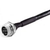 Gx16 Aviation Connector 6-poliger Stecker mit 20 cm langem Single-End-Kabel