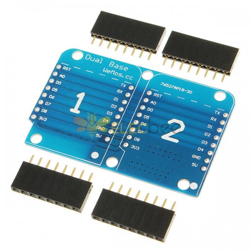 Doppelsockel Dual Base Shield für D1 Mini NodeMCU ESP8266 DIY PCB D1 Erweiterungsplatine