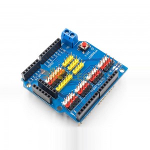 لوحة التوسيع Arduino UNO R3 Sensor Shield V5.0 توسيع كتلة البناء الإلكترونية