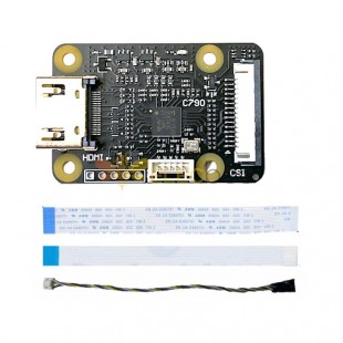 HDMI to CSI-2 C790 Module 1080P 60Hz HDMI IN to CSI C0779 Expansion Board pikvm Compatible with Raspberry Pi Supports Audio and Video - C0779 Set