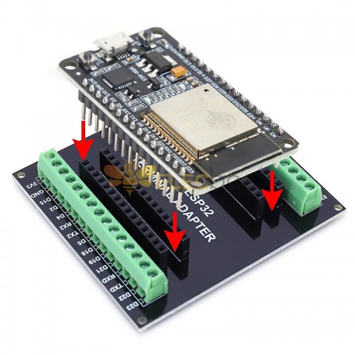 WiFi-Bluetooth-Modul NodeMCU-32S Lua 30Pin-Erweiterungskarte – Terminal-Adapter