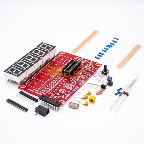 Frequency Meter DIY Kit 1Hz-50MHz Five-digit Digital Tube Display PCB Mount