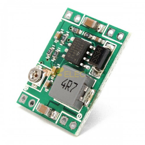 10-teiliges Mini-DC-DC-Wandler-Abwärtsmodul, einstellbare Stromversorgungsmodulplatine