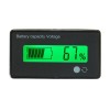 12V/24V/36V/48V 8-70V LCD Säure Blei Lithium Batterie Kapazität Anzeige Digital Voltmeter