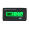 3 Stück 12 V/24 V/36 V/48 V 8–70 V LCD-Säure-Blei-Lithium-Batterie-Kapazitätsanzeige, digitales Voltmeter