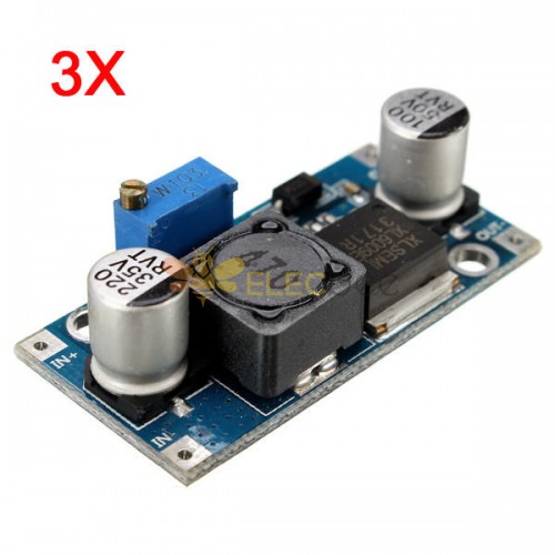 3 Stücke 4A XL6009E1 Einstellbare DC-DC Step Up Boost Konverter Netzteilmodul