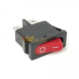 Electric Rocker Switch Painel de Operação 2 Pin KCD1-110 2 Cabo de solda de posição