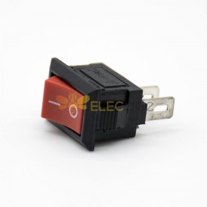 Rocker Power Switch Операция Группа KCD11-101 Стель Кабель 2 Контакт 2 Позиция