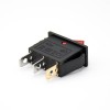 Rocker Switch Power Switch 3 Pin mit leichtem Lötkabel 2 Position KCD3N-102 Bedienfeld