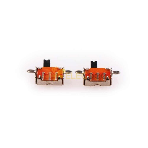 10 unidades horizontal SK-SK-1P2T SK12D07 interruptor deslizante em miniatura montado na superfície completa interruptor deslizante de alternância