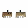 10pcs S-Type SS25D Series Slide Switch 2-Row 5-Position Toggle Slide Switch For Toys