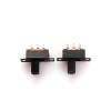 10pcs Single Pole Double Throw 2-Gear Vertical Toggle Slide Microphone Switch SS12F28