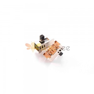 10-teiliger Schiebeschalter – SS-2P3T SS23D23 mit Lichtloch, Miniatur für Soundsysteme