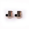 10 adet Sürgülü Anahtar - SS-2P3T SS23E01 Işık Delikli, Ses Sistemleri için Minyatür