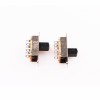 10Pcs Slide Switch - SS-2P3T SS23F25 with Threaded Three-Position for Small Sound Systems