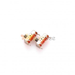 10 PCS Slide Switch - Alternador em forma de H de montagem em superfície e botão SS-1P3T SS13D07 Switch para dispositivos elétricos