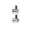 10pcs SS22D07-H-Pin Vertical Double-Row Six-Pin Slide Switch Bipolar Two-Position SS Vertical