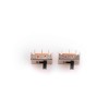 10 interruptores deslizantes verticales SS22H06-H-Pin 2P2T, interruptor deslizante de seis pines de doble fila